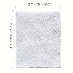 Cotton Thread Embroidery Elastic Lace Fabric For Costumes, 0.91m x 1.83m