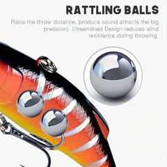 VIB Fishing Lure 10g Hard Bait High Bass Crankbait Outdoor Fishing Tackles