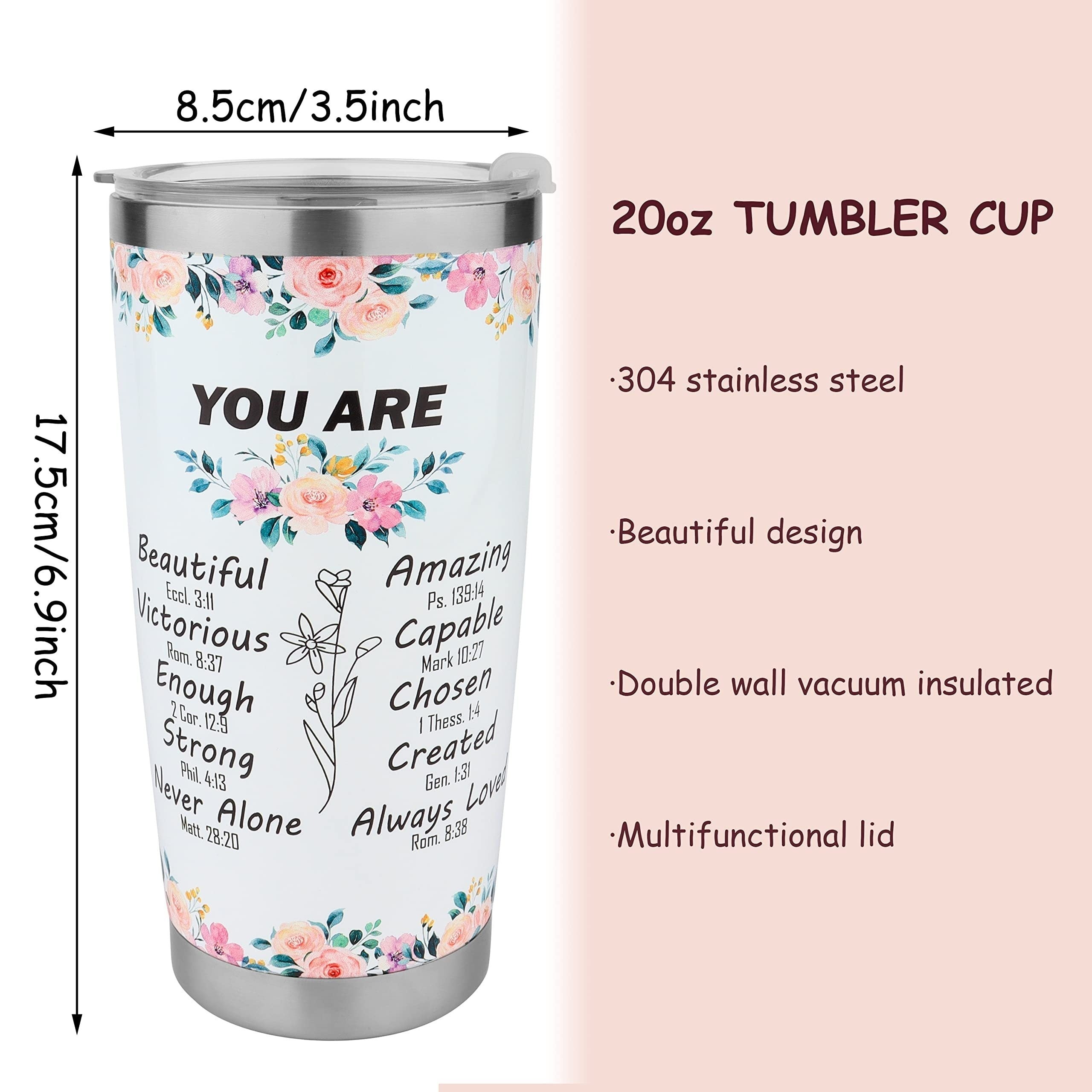 Christian Inspirational 20Oz Coffee Travel Tumbler