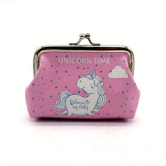Cartoon Unicorn Coin Purse Bag Animal Pouch Key Bag Birthday Gift