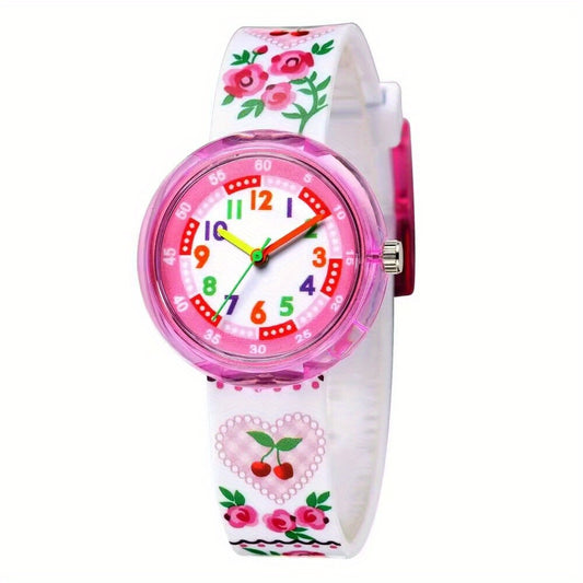 Cartoon Rainbow Little Horse Children's Watch Bee Dolphin Silicone Quartz Watch