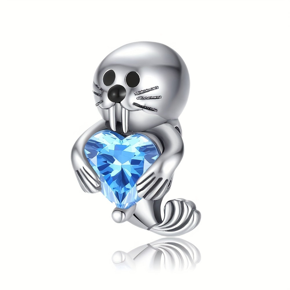 Silvery Robot Zircon Beads for Bracelets & Necklaces