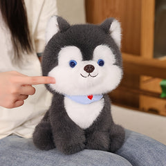 84in Cartoon Husky Dog Plush Toy Soft Stuffed Animal