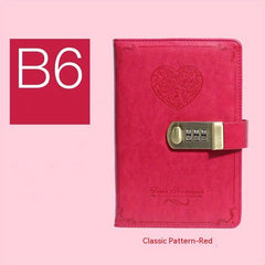 Vintage B6 Lock Diary for Girls and Women