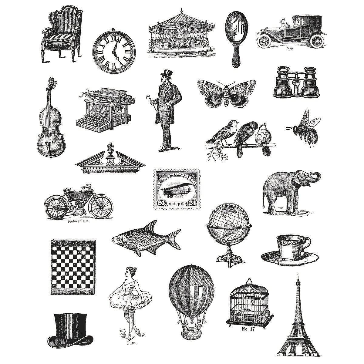 Flower Number Stamps Stencils for DIY Scrapbook, Card Craft Embossing