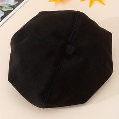 Vintage Beret Classic Solid Winter Warm Beret Cap Painter Hats For Women
