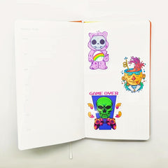 50 Pcs Pastel Gothic Stickers Horror Cartoon Waterproof Vinyl Stickers