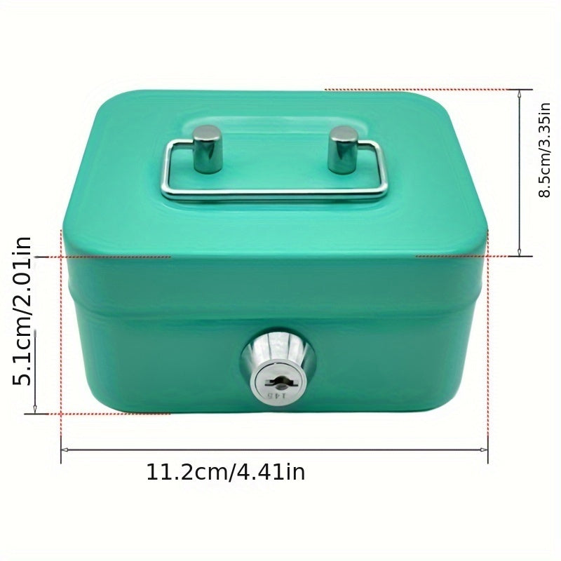 Cash Box With Money Tray And Key Lock Money Organizer