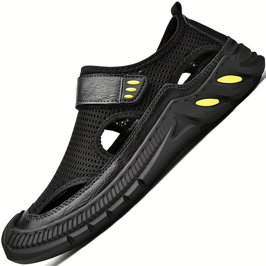 Men's Closed Toe Sandals Breathable Non Slip Beach Shoes