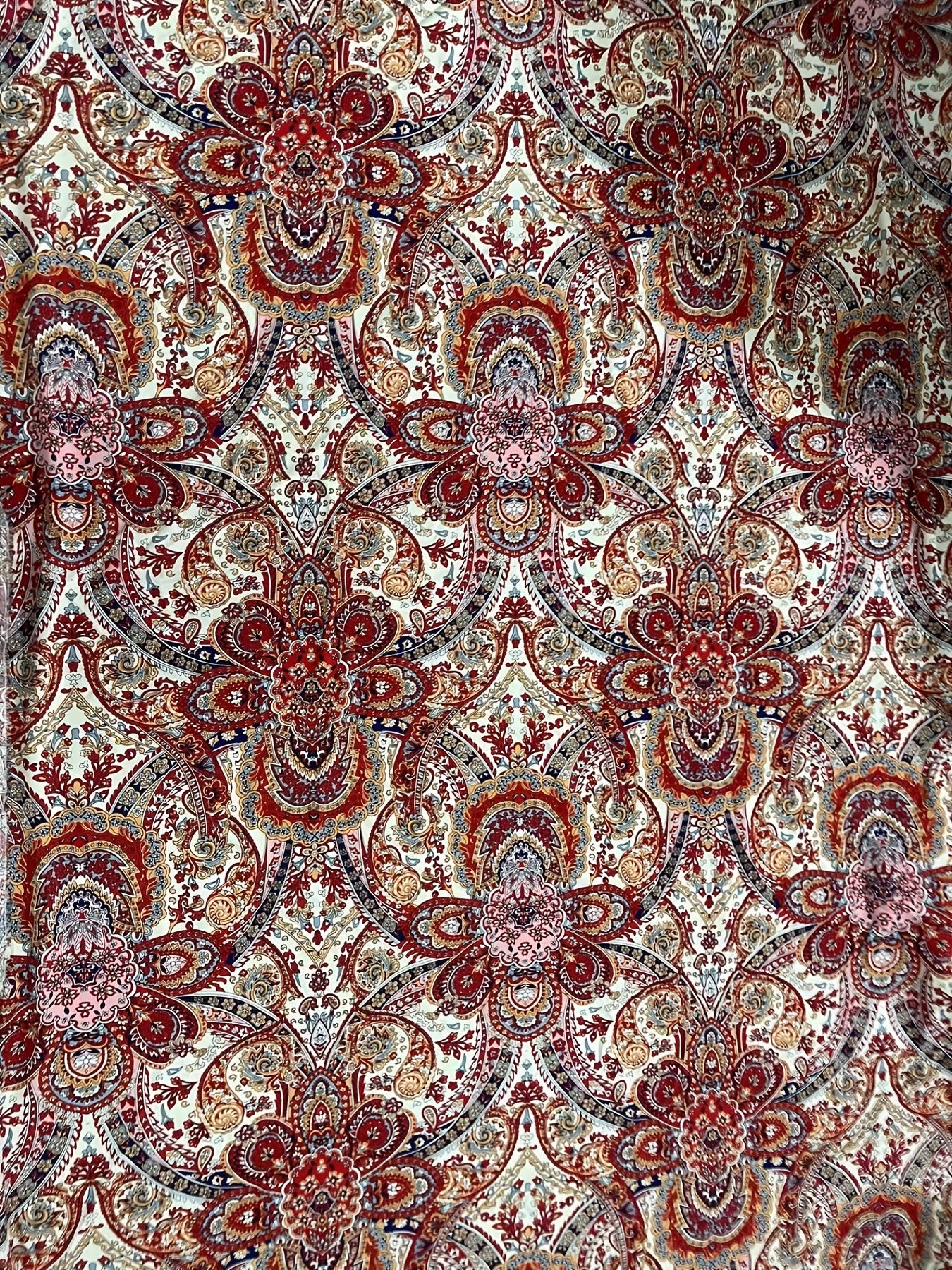 Women's Plus Paisley Print Wide Leg Pants