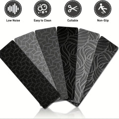 Non Slip Stair Treads for Wooden Steps Carpet Tape Set of 15 Leaf