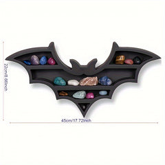Vampire Crystal Stand Gothic Wooden Display Rack Storage Shelf