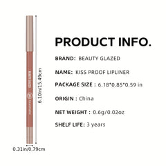 BEAUTY GLAZED 10 Colors Waterproof Lipliner Matte Lipstick Pen