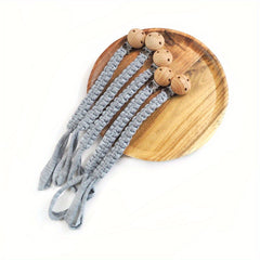 Handwoven Pacifier Chain for Baby Safety and Comfort