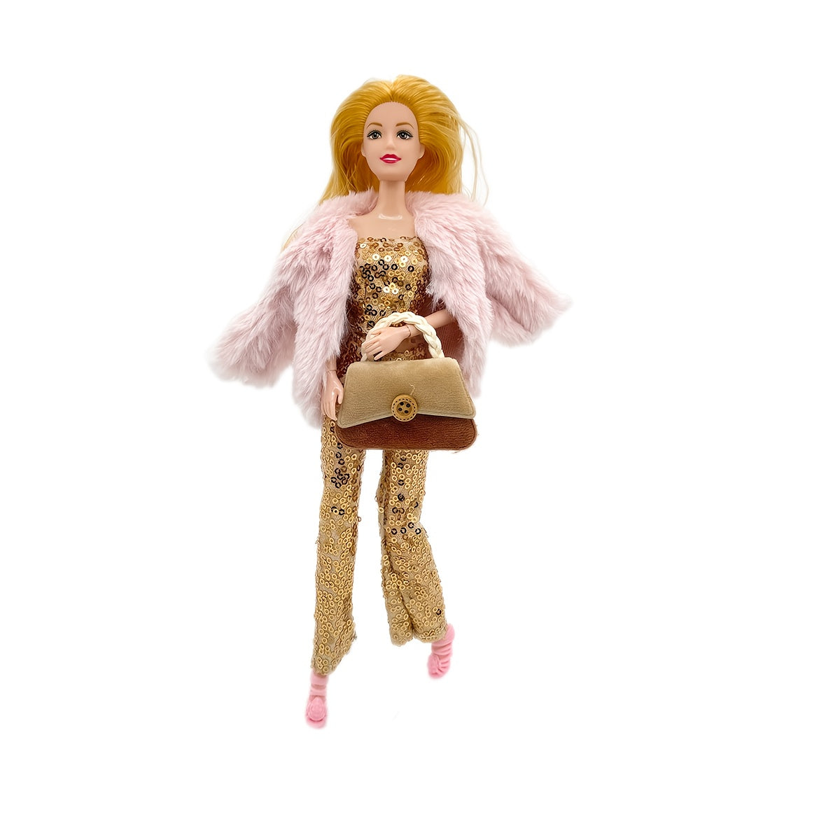 Noble Doll Set with Clothes, Bag, Shoes - Christmas Toy
