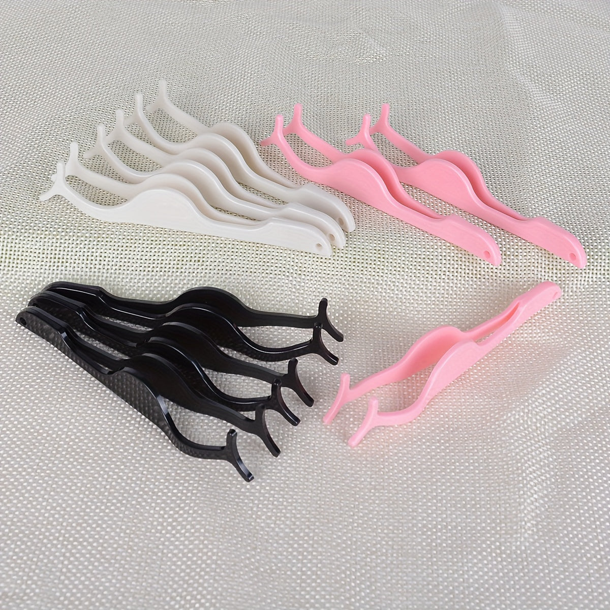 6pcs False Eyelashes Tweezer Portable Applicator for Magnetic Lashes