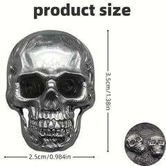 6pcs Gothic Punk Skull Shaped Metal Rivets for DIY Leather Craft