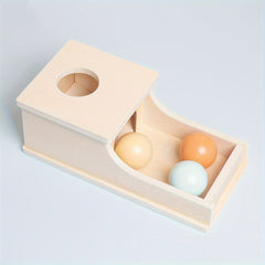 Montessori Coin&Ball Box Toys Object Permanence Toys For Toddlers