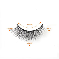 24 Pairs Natural Thick 3D Mink Eyelashes for Long Lasting Natural Look