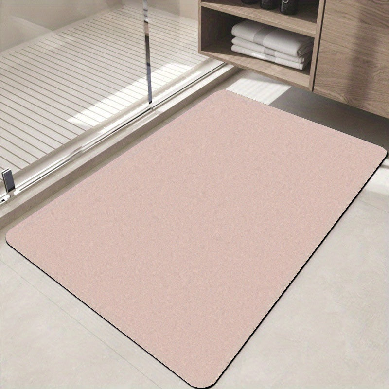 Soft Diatom Mud Bath Rug Non-slip Bathroom Mat