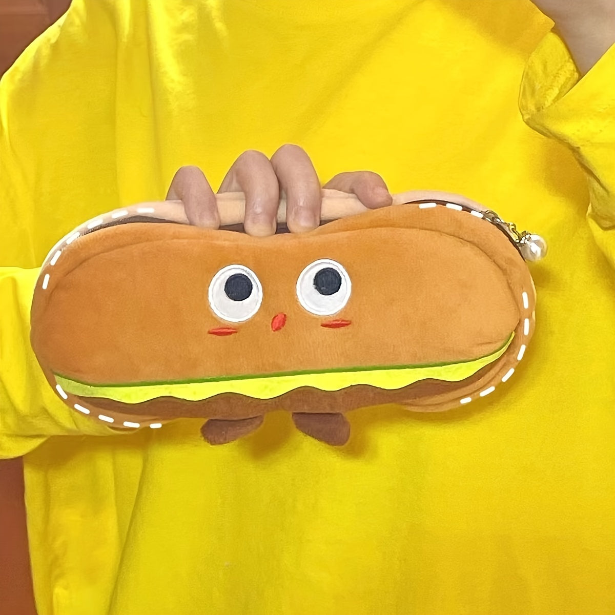 Hamburger Pencil Case for Students