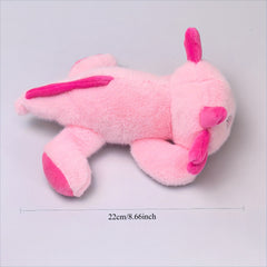 Colorful Axolotl Palm Doll Plush Toy Tie Dye Fabric