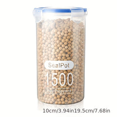 1pc Clear Food Storage Box Plastic Grain Storage Box Moisture proof