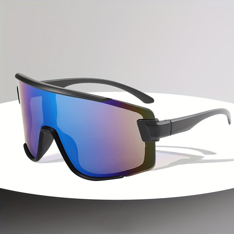 Colorful Large Frame Sports Sunglasses for Men