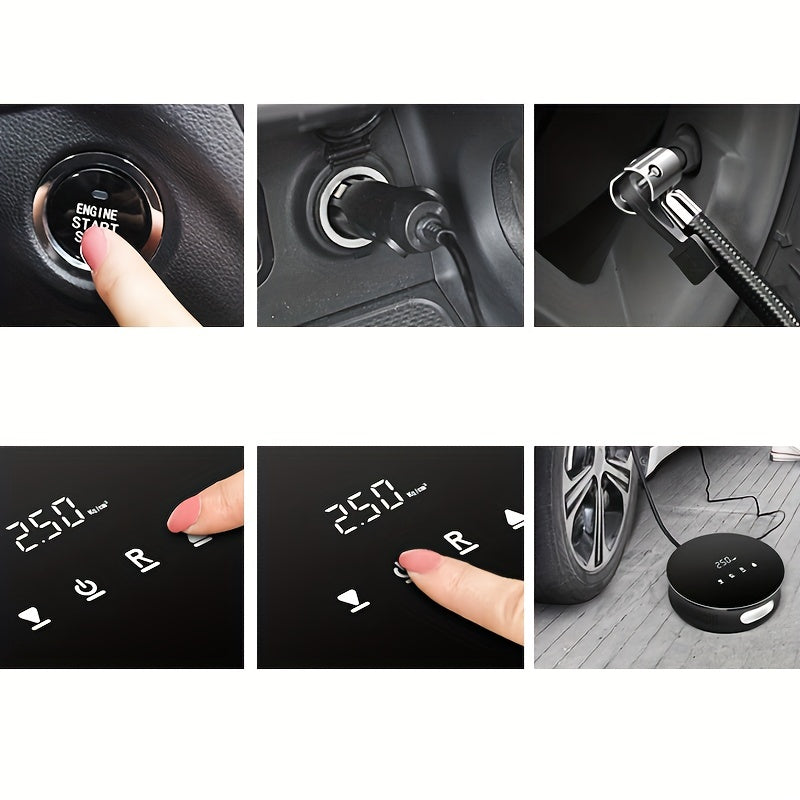 Portable 12V Air Pump Car Mount Inflatable Pump