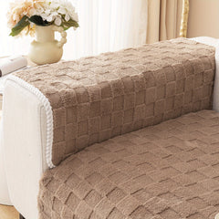 Pet-Friendly Sofa Slipcover Fuzzy Non-Slip Furniture Protector