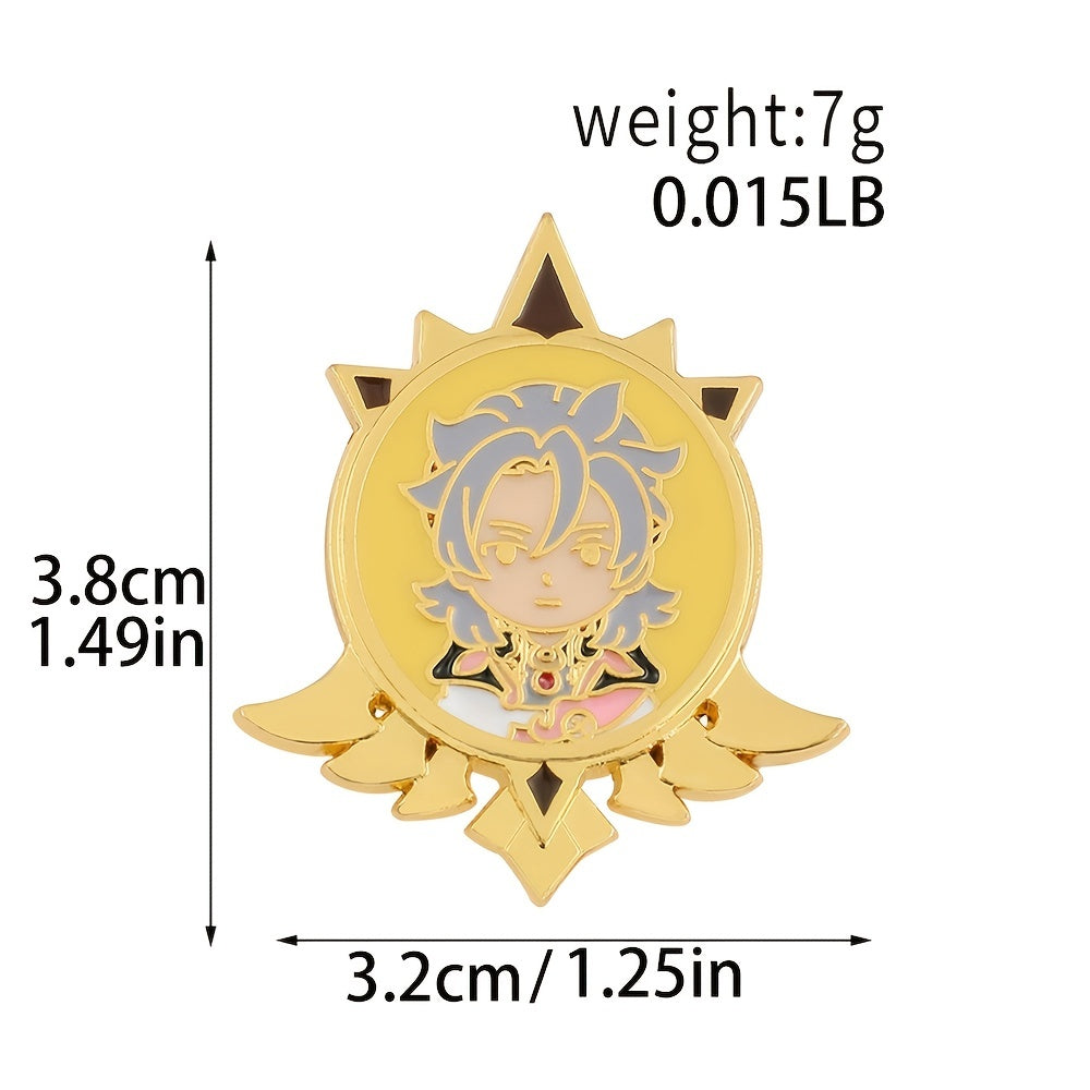 Cartoon Character Brooches Enamel Pins Metal Badges Backpack Clothes Accessories