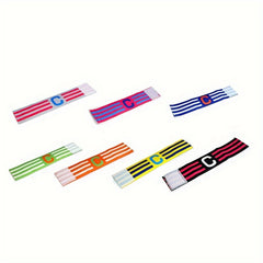 4 Football Captain Armbands Elastic Team Armbands C marks Armbands