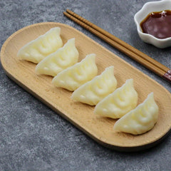 2pcs Realistic Dumpling Models for Party Decor and Restaurant Display