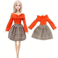 Princess Noble Dress Coat Pants Doll Clothes for Doll Accessories Girl Gift Toy