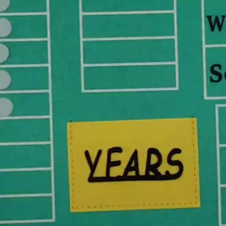 Weather & Season Calendar Puzzle Board