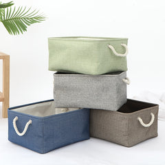 Modern Linen Storage Basket for Books or Toys