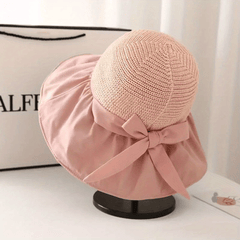 Bow Sunscreen Travel Beach Hat Summer Sun Hats
