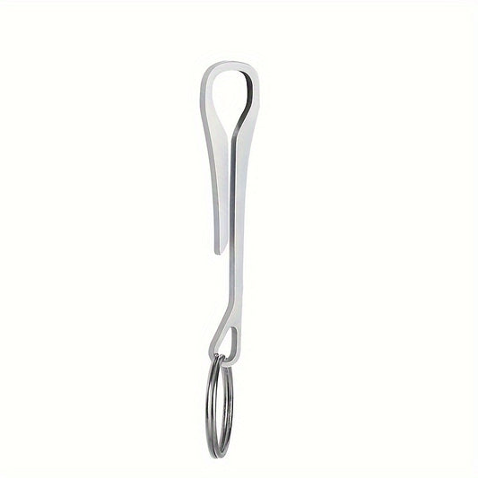 Stainless Steel Keychain Belt Clip for Men and Women