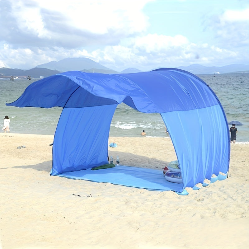 ZJRIGHT Beach Tent Sun Shelter for 5 Adults - Camping Backyards & More