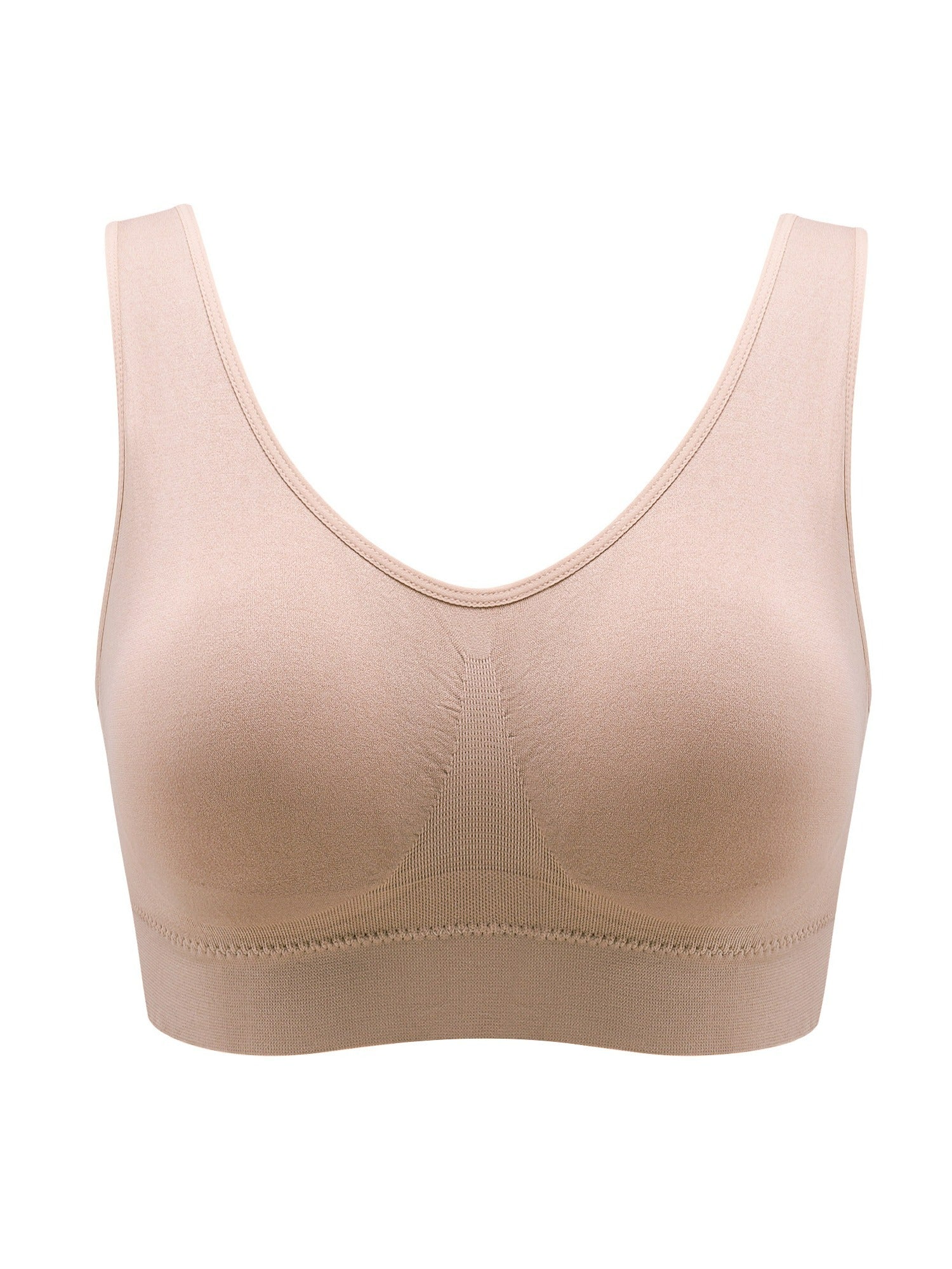 Plus Size Wireless Bra Comfortable Stretchy Sport