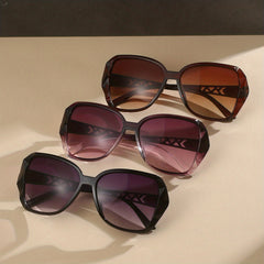 3 Pairs Large Square Sunglasses UV400 Sun Shades For Beach Travel