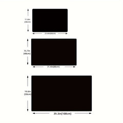 Solid Silicone Table Mat Stain Proof Erasable Mat