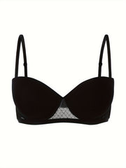 Lace Push Up Balconette Bra - Comfy & Breathable
