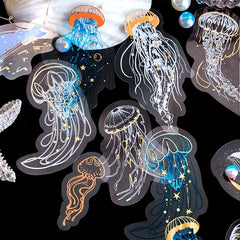 30PCS Vintage Plant Flower Stamping DIY Stickers