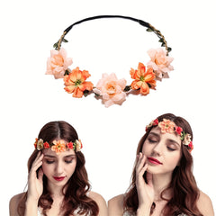 Flowers Wreath Princess Headband Hairband Hair Accessories For Girls