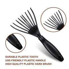 Hair Brush Cleaner Tool Hairbrush Cleaning Rake Hair Dirt Remove Comb Embedded