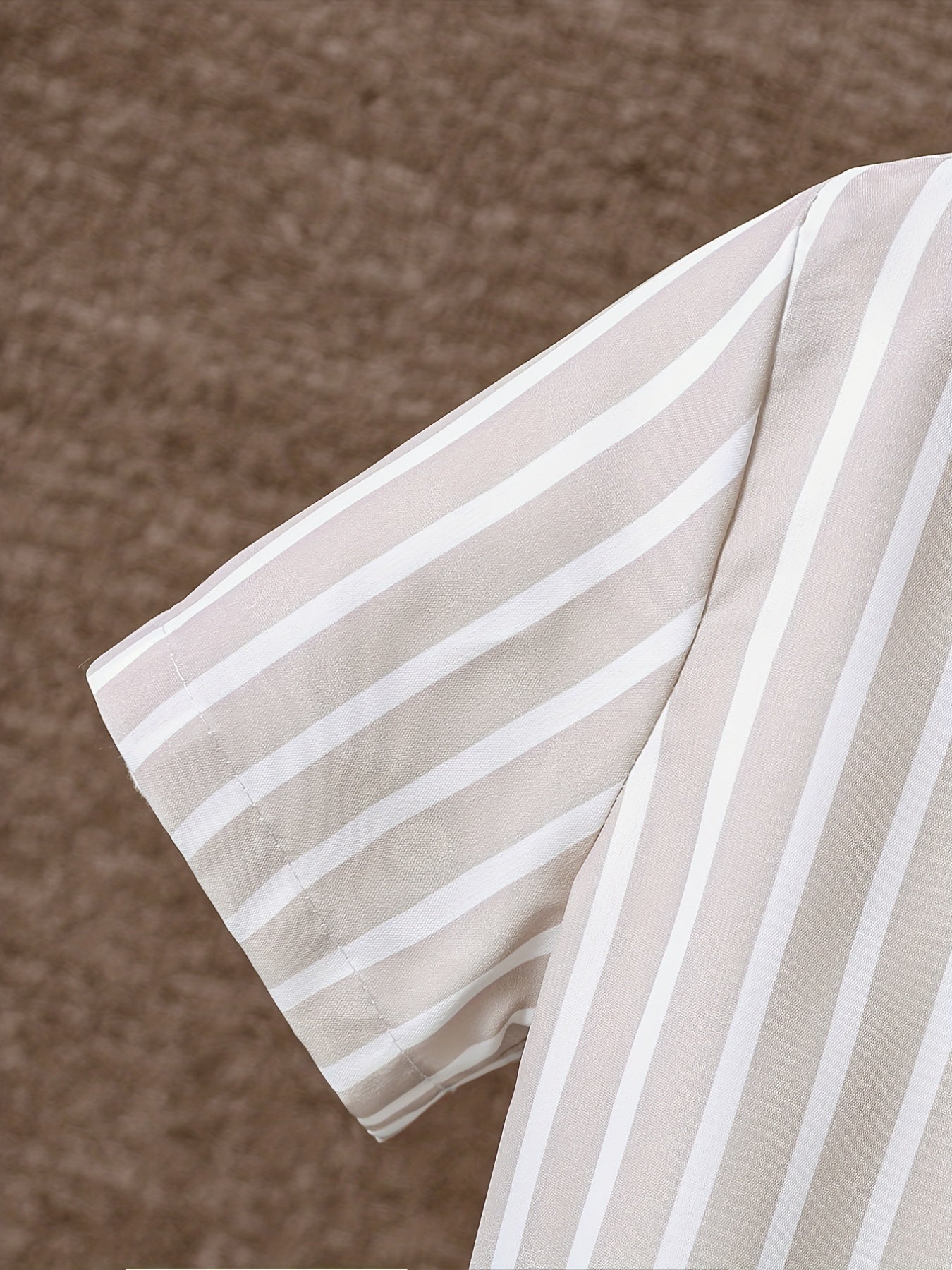 2pcs Boys Casual Stripe Shirt & Shorts Set Summer Kids Clothing