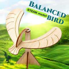 Wooden Balanced Bird Steam Experiment DIY Handcrafted Puzzle Kit