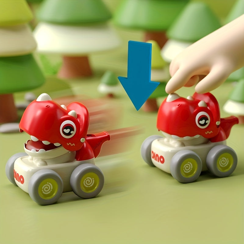 Press Whistle Dinosaur Toy Car Boys And Girls Gift