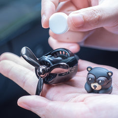 Cartoon Bear Pilot Car Air Freshener Teddy Bear Car Air Vent Perfume